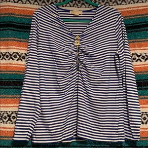 Michael Kors Zip-Up Blouse